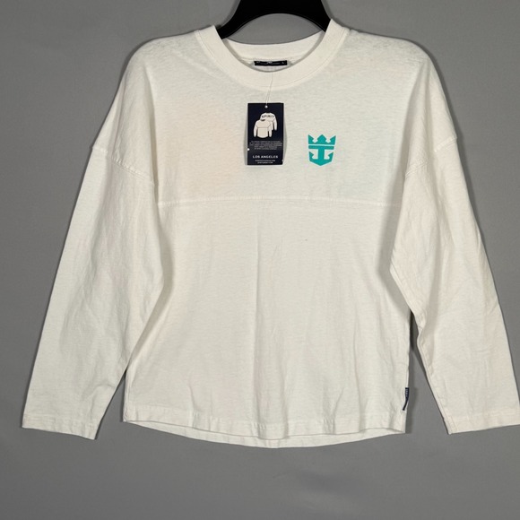 Tops - Royal Carribean LRG Juniors Perfect Day at Coco Kay White shirt NWT‎ Spirit